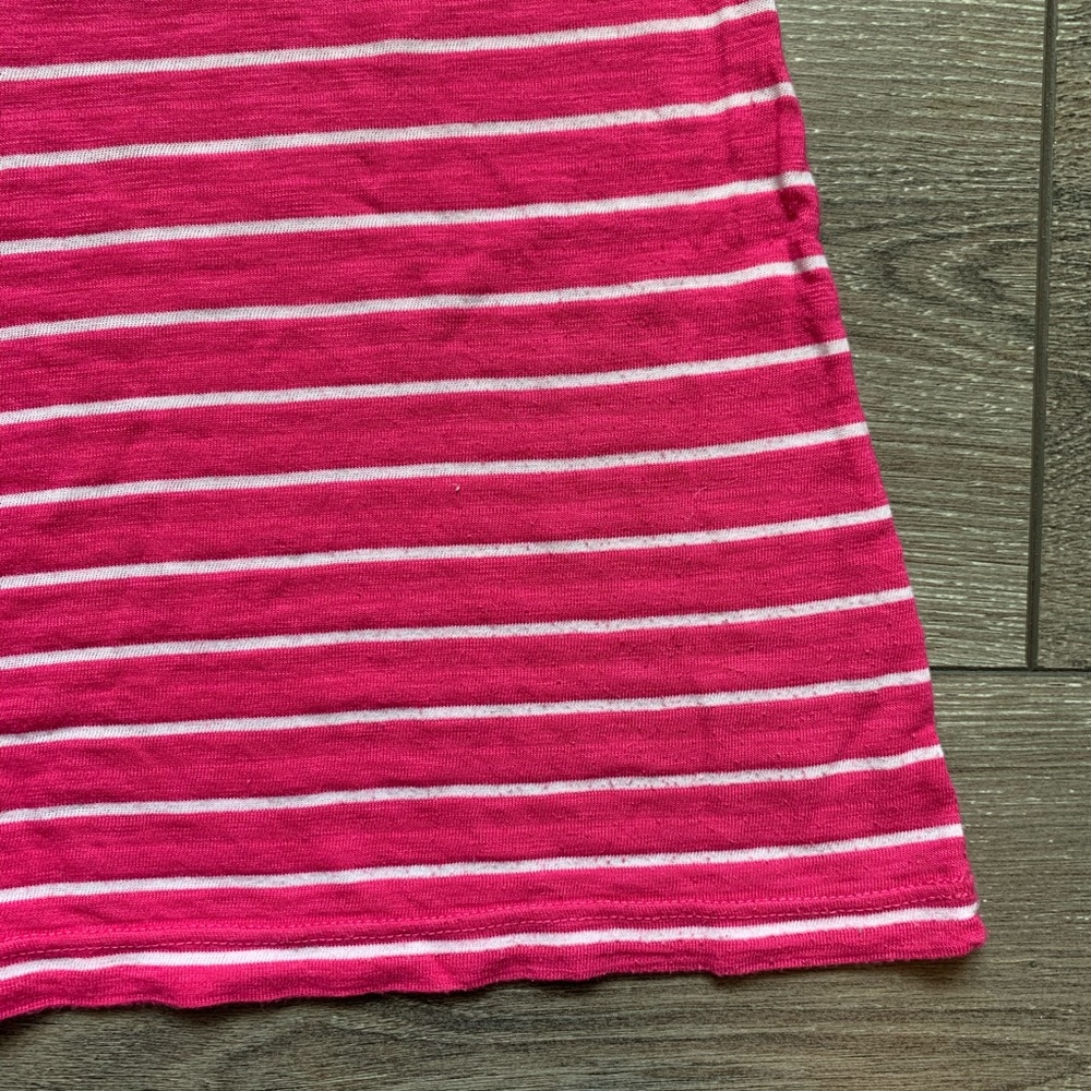 Splendid Hot Pink Striped Racerback Tank - Picture 4 of 4